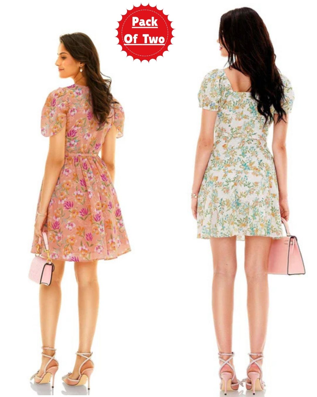 Floral Printed Co-ord Set Pack of Two
