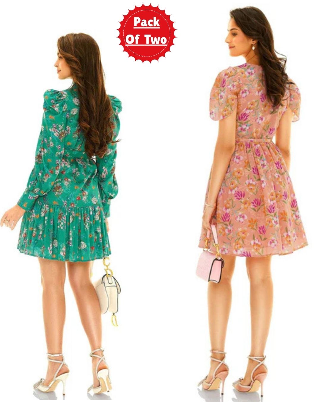 Floral Printed Co-ord Set Pack of Two