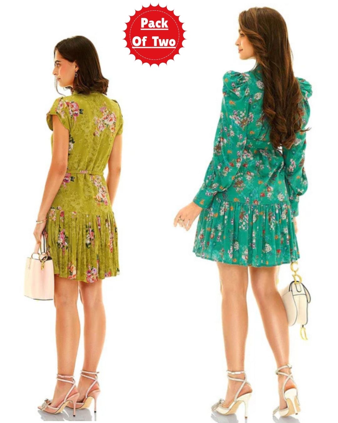Floral Printed Co-ord Set Pack of Two