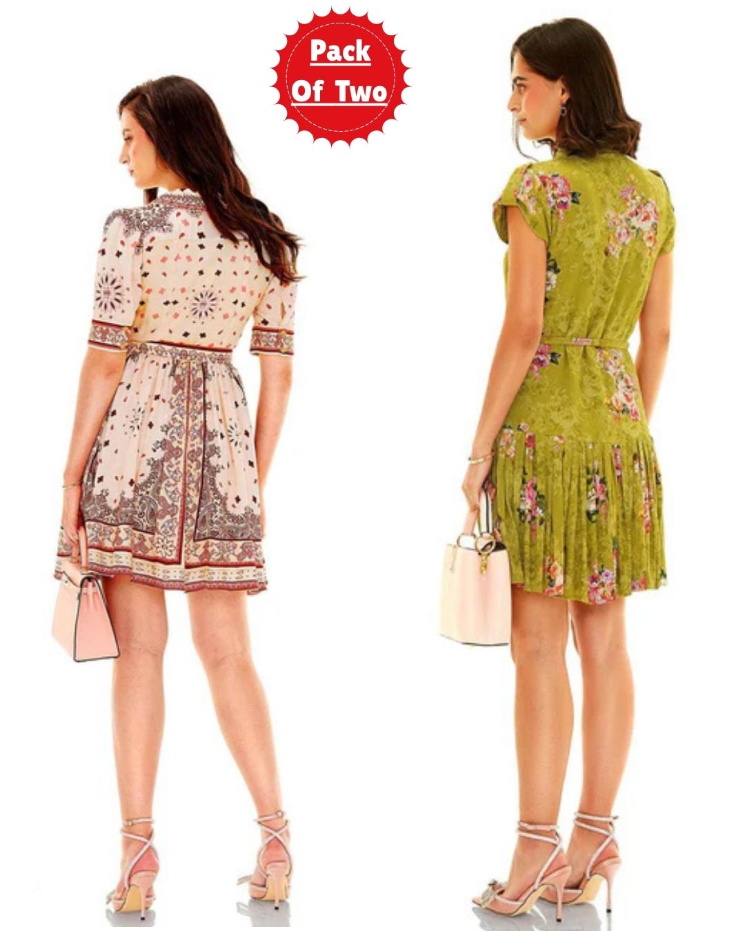 Floral Printed Co-ord Set Pack of Two